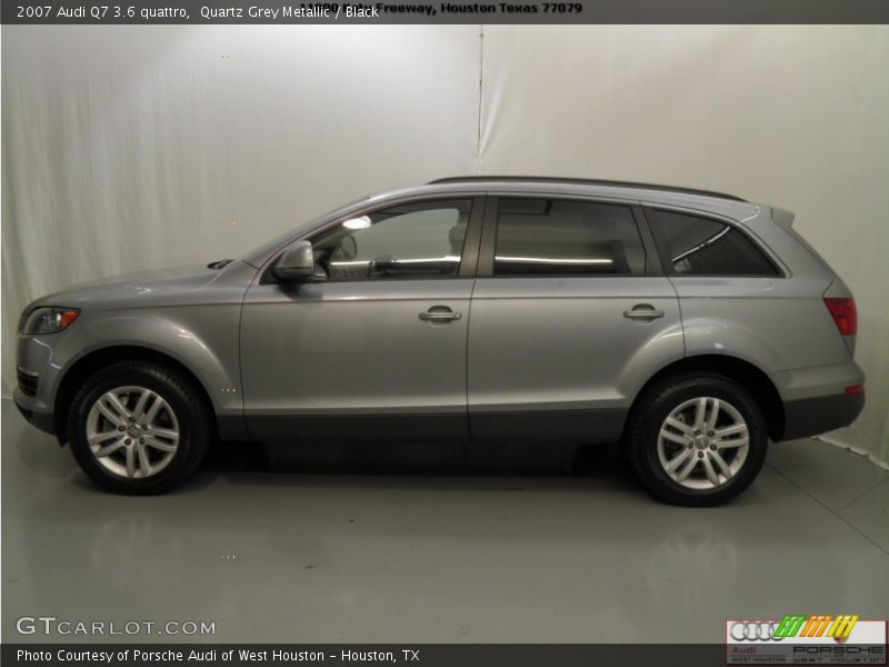 Quartz Grey Metallic / Black 2007 Audi Q7 3.6 quattro