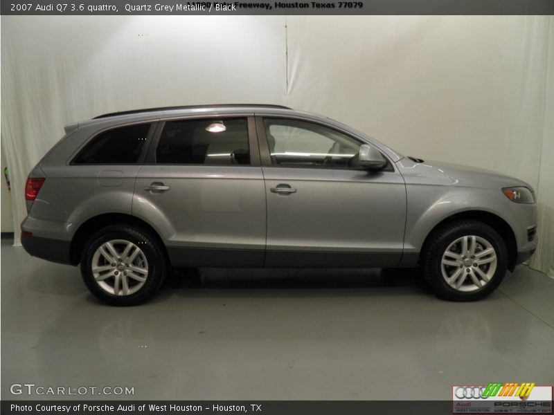 Quartz Grey Metallic / Black 2007 Audi Q7 3.6 quattro