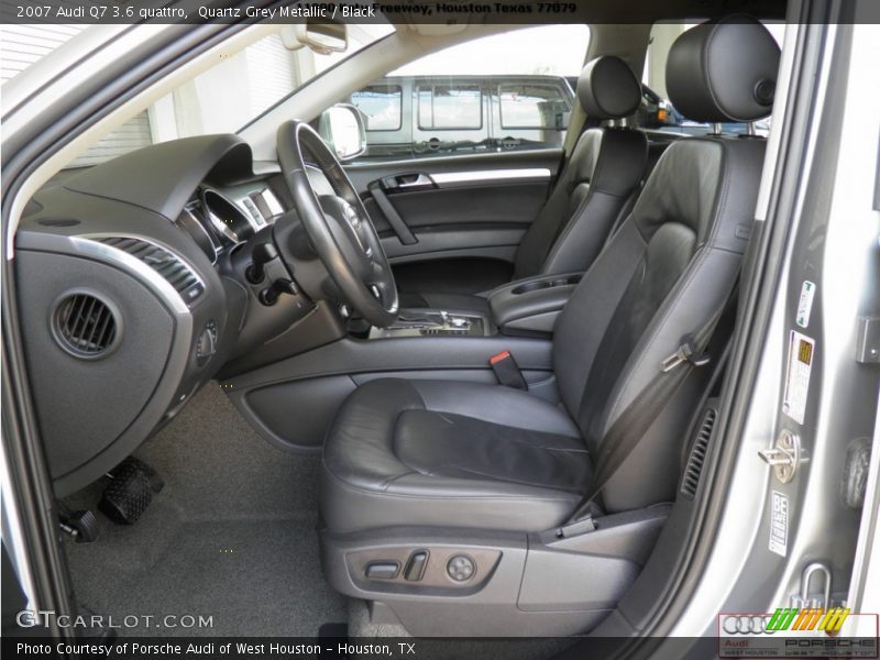Quartz Grey Metallic / Black 2007 Audi Q7 3.6 quattro