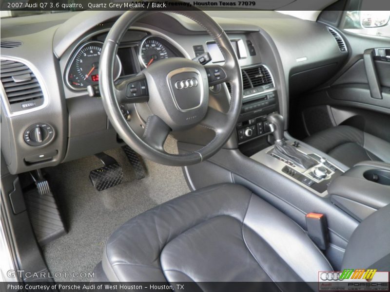 Quartz Grey Metallic / Black 2007 Audi Q7 3.6 quattro