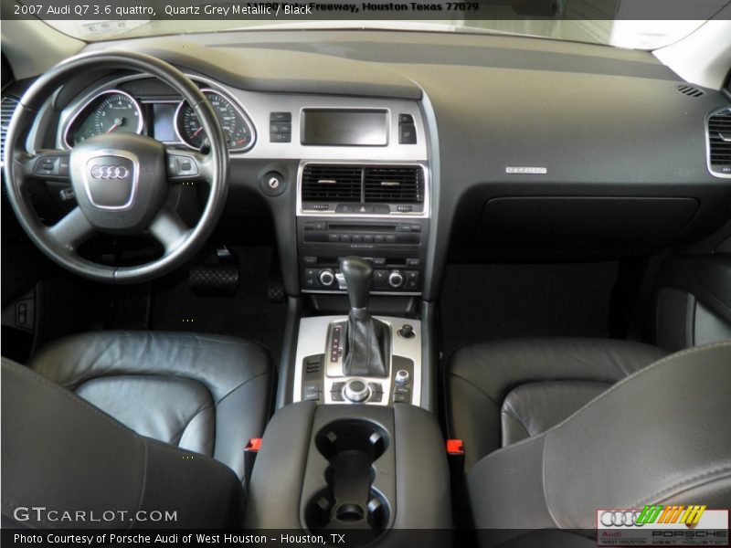 Quartz Grey Metallic / Black 2007 Audi Q7 3.6 quattro