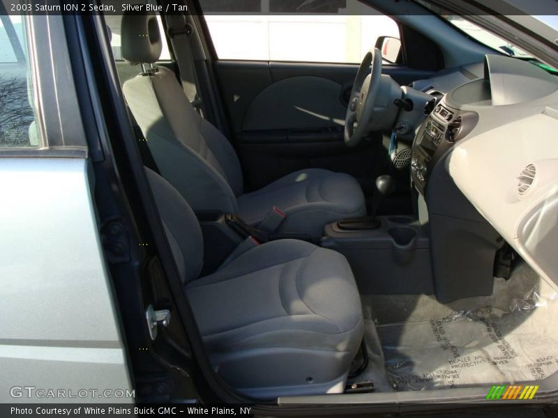 Silver Blue / Tan 2003 Saturn ION 2 Sedan