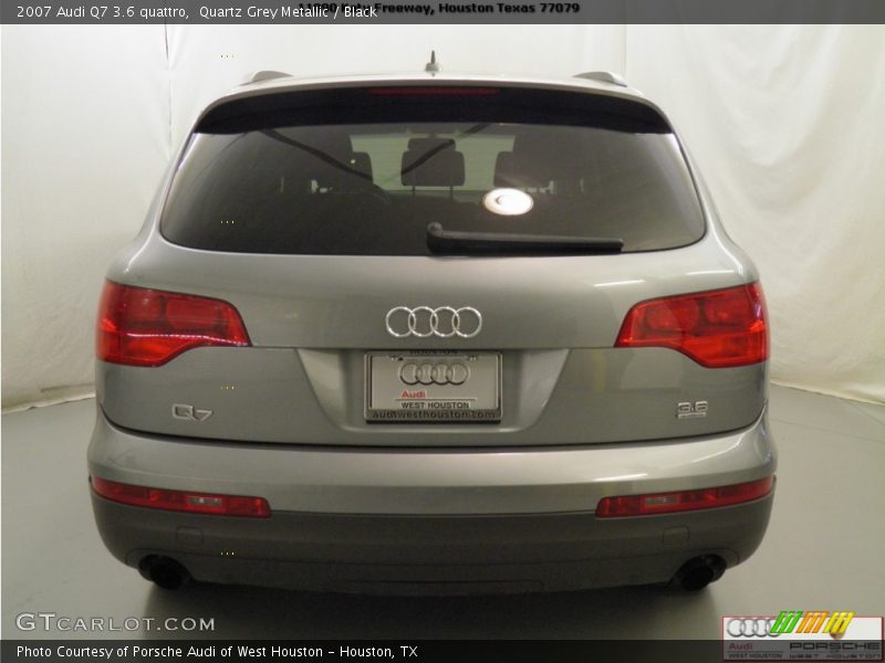 Quartz Grey Metallic / Black 2007 Audi Q7 3.6 quattro