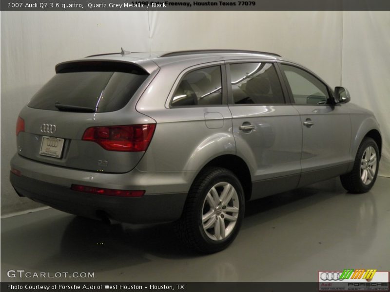 Quartz Grey Metallic / Black 2007 Audi Q7 3.6 quattro