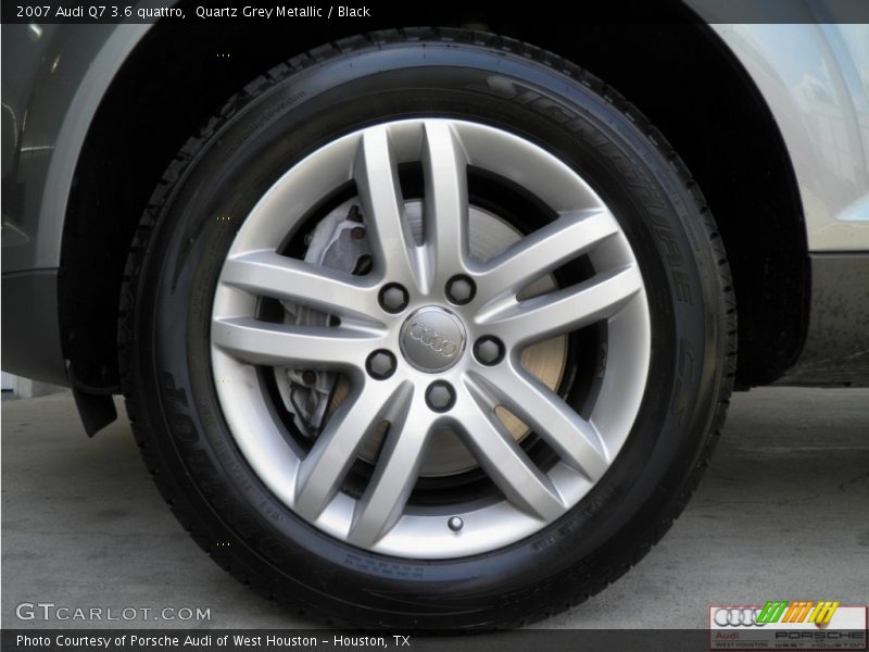 Quartz Grey Metallic / Black 2007 Audi Q7 3.6 quattro