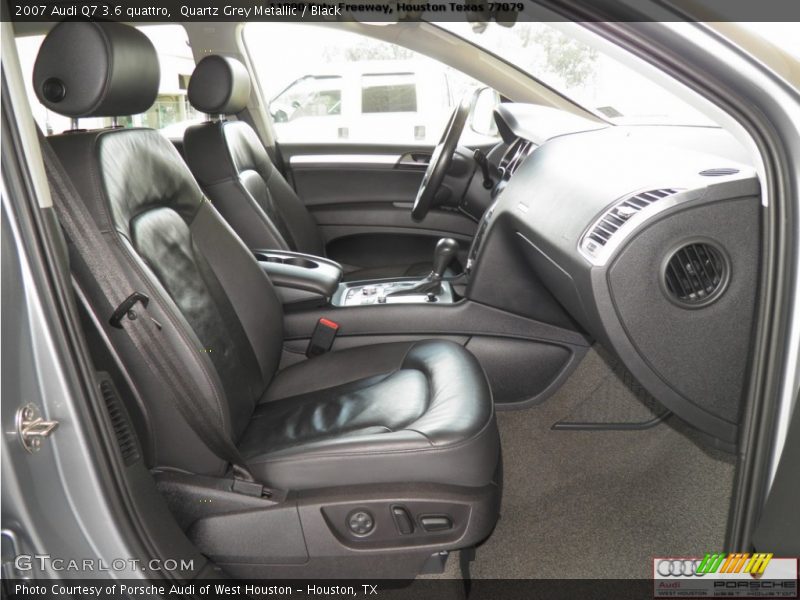 Quartz Grey Metallic / Black 2007 Audi Q7 3.6 quattro
