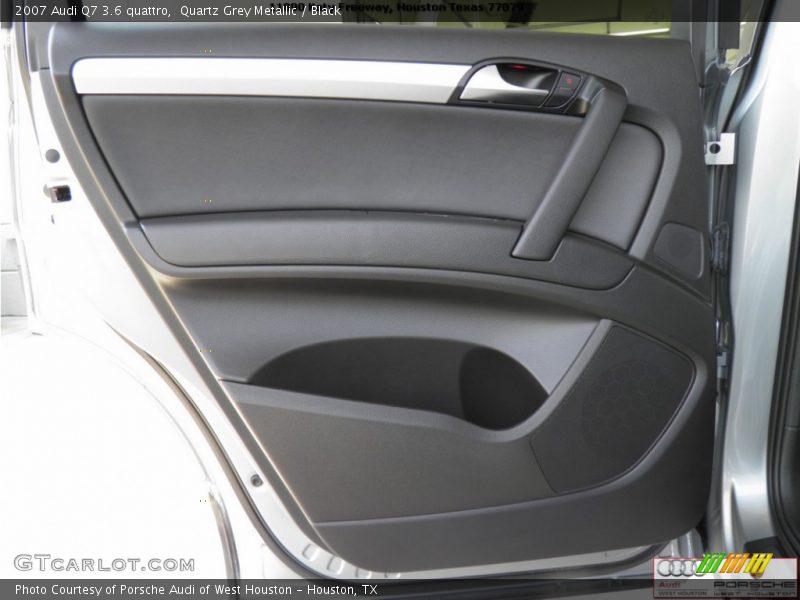 Quartz Grey Metallic / Black 2007 Audi Q7 3.6 quattro