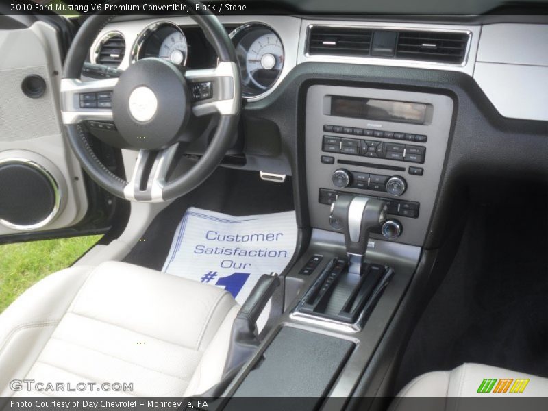 Black / Stone 2010 Ford Mustang V6 Premium Convertible