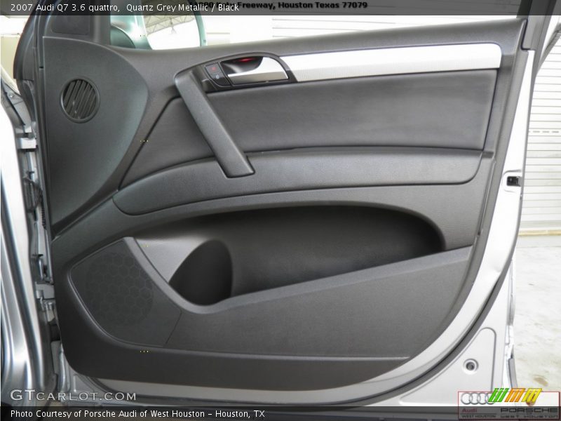 Quartz Grey Metallic / Black 2007 Audi Q7 3.6 quattro