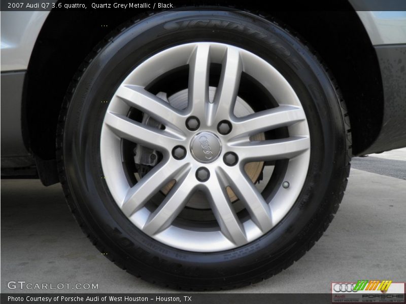 Quartz Grey Metallic / Black 2007 Audi Q7 3.6 quattro