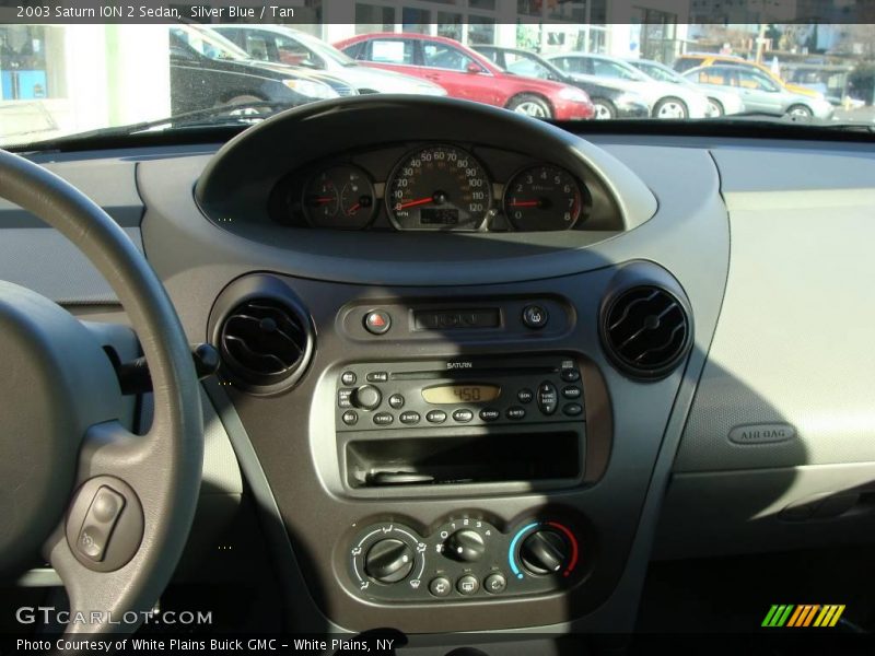 Silver Blue / Tan 2003 Saturn ION 2 Sedan