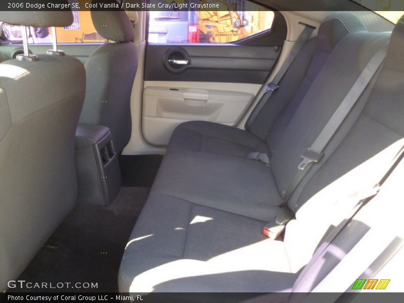 Cool Vanilla / Dark Slate Gray/Light Graystone 2006 Dodge Charger SE