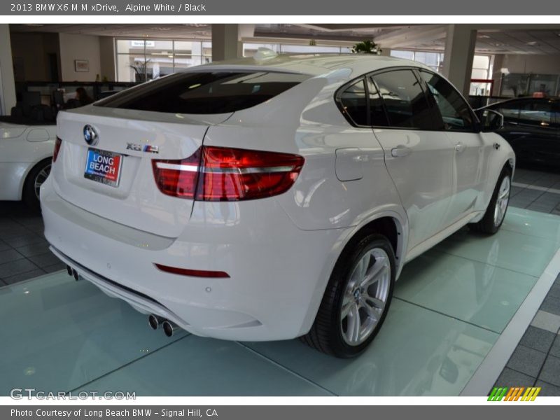 Alpine White / Black 2013 BMW X6 M M xDrive