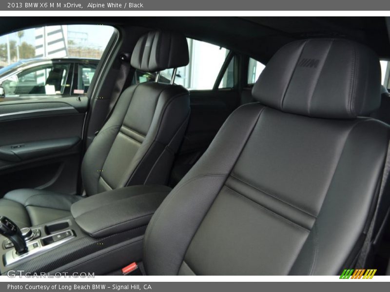 Alpine White / Black 2013 BMW X6 M M xDrive