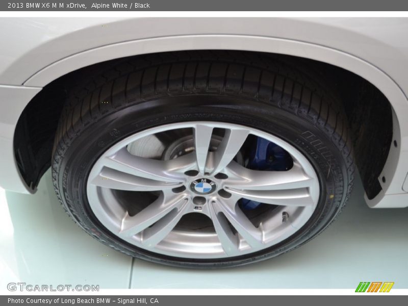 Alpine White / Black 2013 BMW X6 M M xDrive