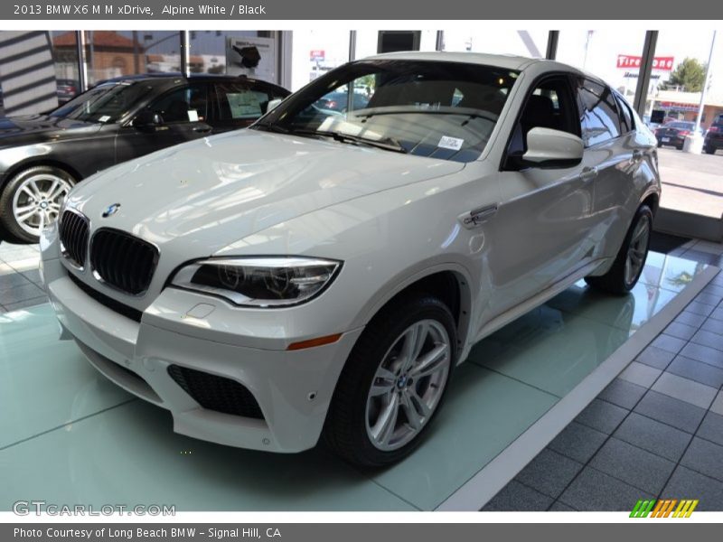 Alpine White / Black 2013 BMW X6 M M xDrive