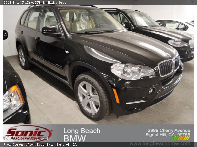 Jet Black / Beige 2013 BMW X5 xDrive 35i