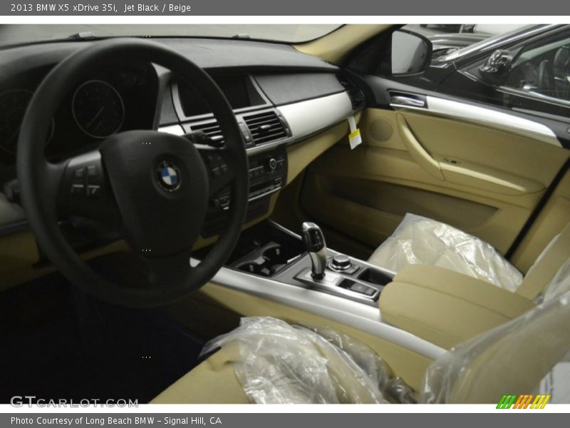 Jet Black / Beige 2013 BMW X5 xDrive 35i