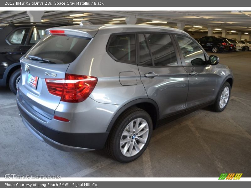 Space Gray Metallic / Black 2013 BMW X3 xDrive 28i