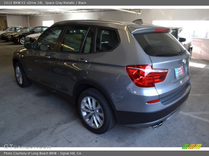 Space Gray Metallic / Black 2013 BMW X3 xDrive 28i
