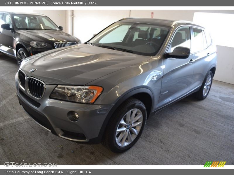 Space Gray Metallic / Black 2013 BMW X3 xDrive 28i