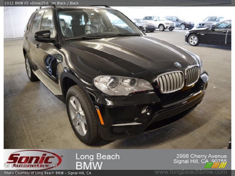 Jet Black / Black 2012 BMW X5 xDrive35d