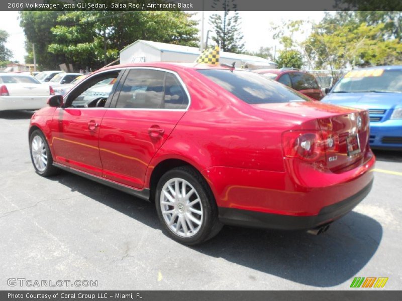Salsa Red / Anthracite Black 2006 Volkswagen Jetta GLI Sedan
