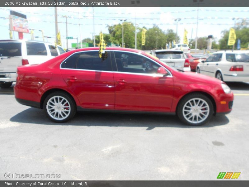 Salsa Red / Anthracite Black 2006 Volkswagen Jetta GLI Sedan