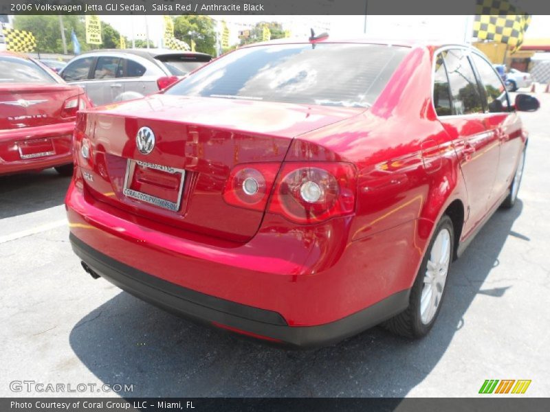 Salsa Red / Anthracite Black 2006 Volkswagen Jetta GLI Sedan