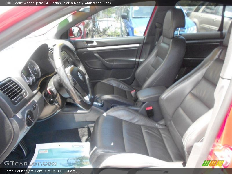 Salsa Red / Anthracite Black 2006 Volkswagen Jetta GLI Sedan