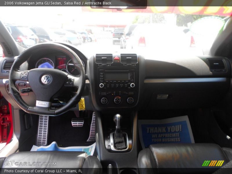 Salsa Red / Anthracite Black 2006 Volkswagen Jetta GLI Sedan