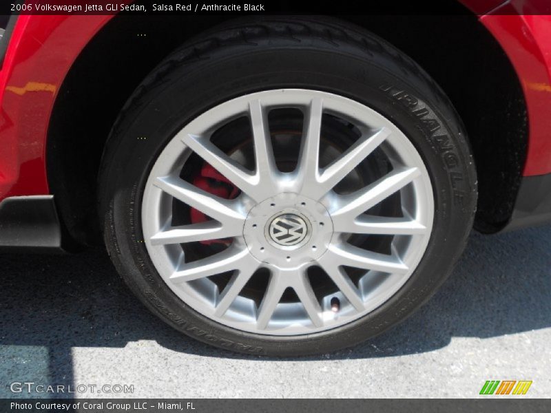 Salsa Red / Anthracite Black 2006 Volkswagen Jetta GLI Sedan