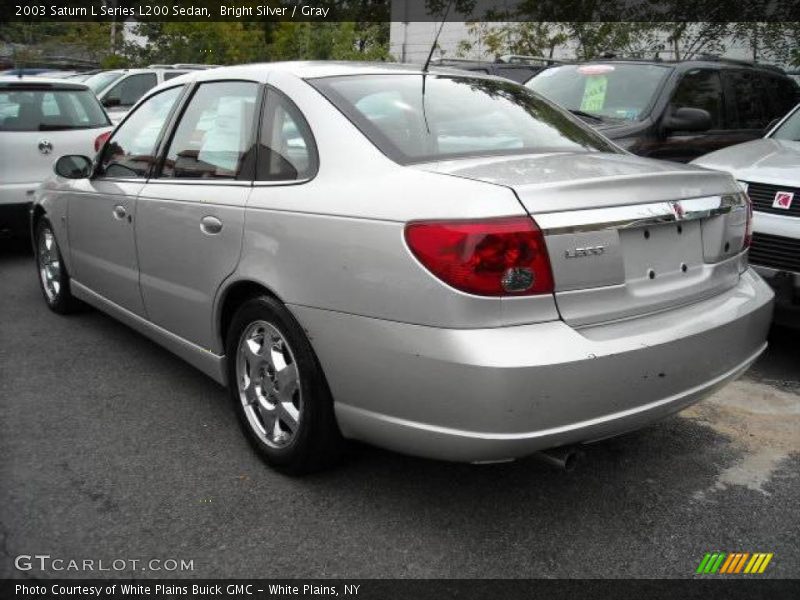 Bright Silver / Gray 2003 Saturn L Series L200 Sedan