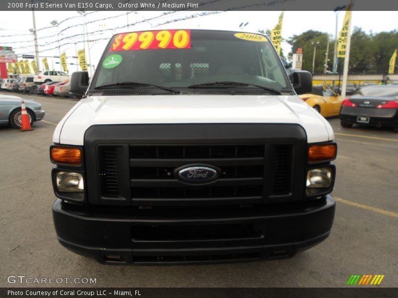 Oxford White / Medium Flint 2008 Ford E Series Van E150 Cargo