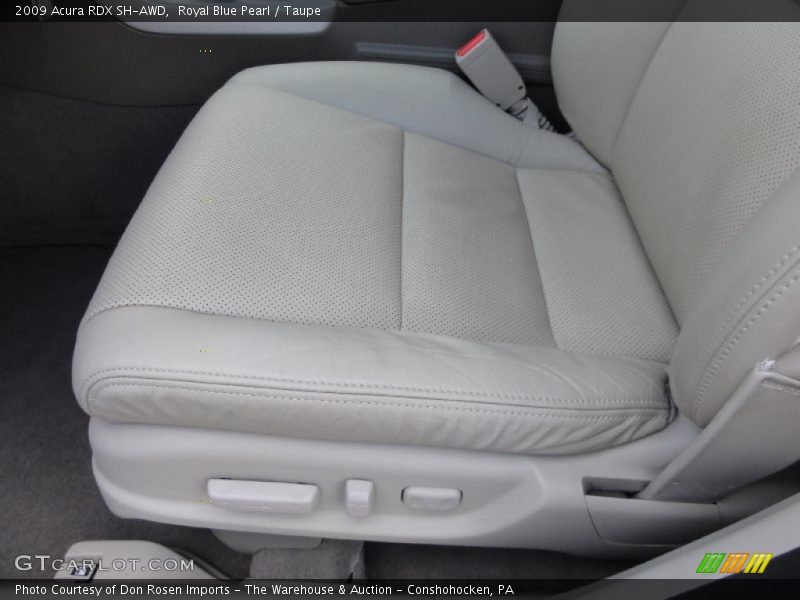 Royal Blue Pearl / Taupe 2009 Acura RDX SH-AWD