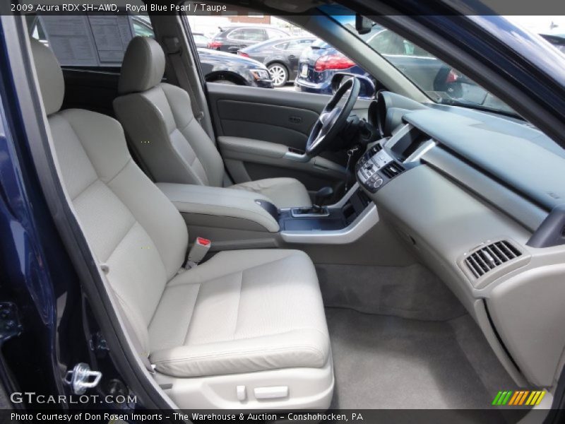 Royal Blue Pearl / Taupe 2009 Acura RDX SH-AWD