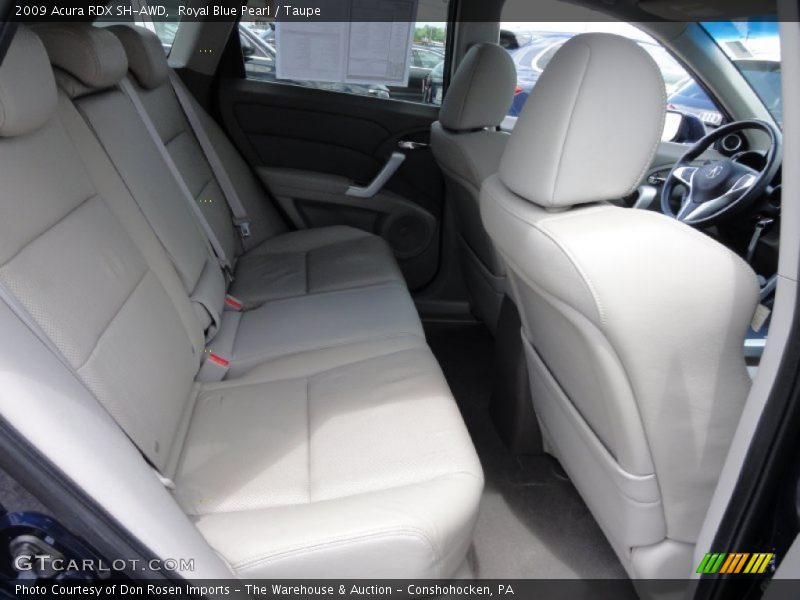 Royal Blue Pearl / Taupe 2009 Acura RDX SH-AWD