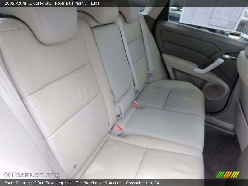 Royal Blue Pearl / Taupe 2009 Acura RDX SH-AWD