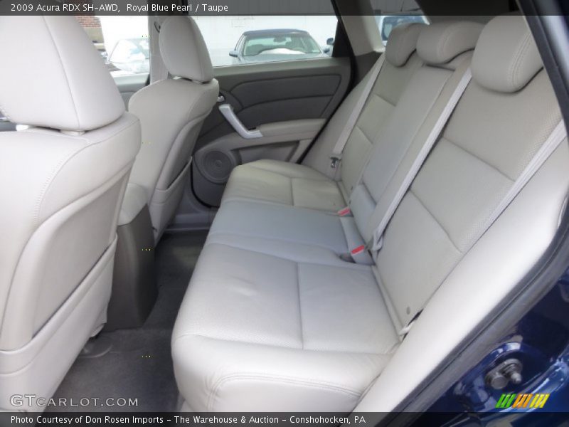 Royal Blue Pearl / Taupe 2009 Acura RDX SH-AWD