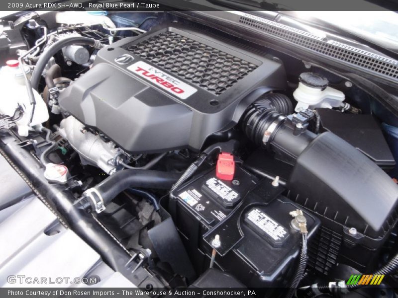 Royal Blue Pearl / Taupe 2009 Acura RDX SH-AWD
