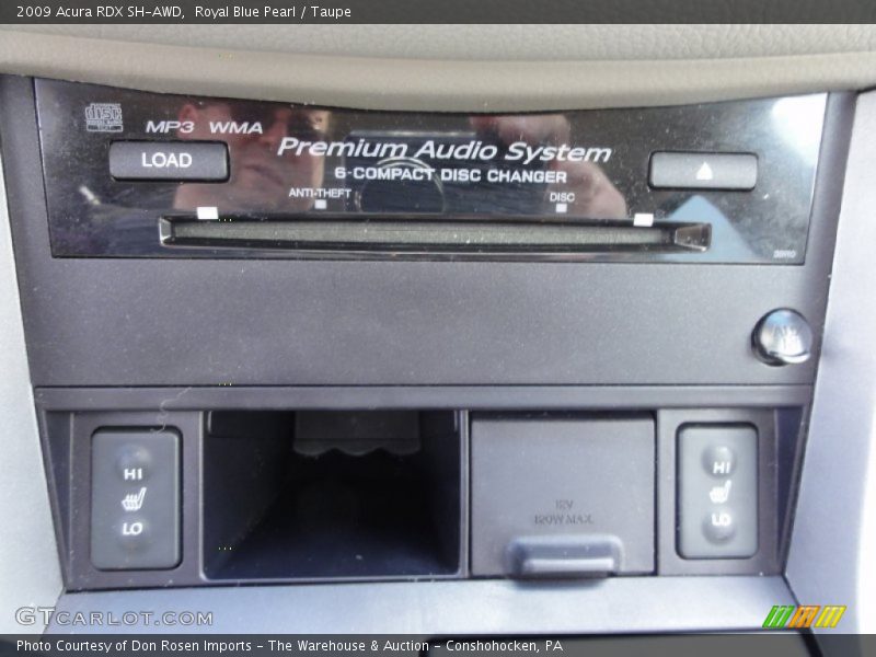 Royal Blue Pearl / Taupe 2009 Acura RDX SH-AWD