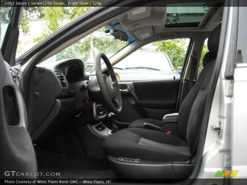 Bright Silver / Gray 2003 Saturn L Series L200 Sedan