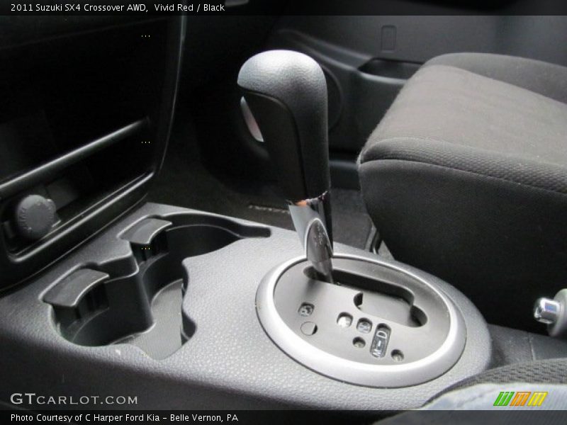Vivid Red / Black 2011 Suzuki SX4 Crossover AWD