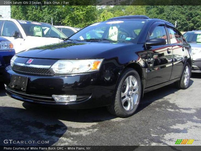 Black Onyx / Tan 2004 Saturn ION 3 Sedan