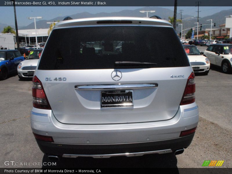 Iridium Silver Metallic / Black 2007 Mercedes-Benz GL 450