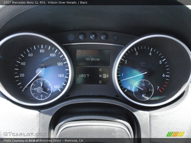 Iridium Silver Metallic / Black 2007 Mercedes-Benz GL 450