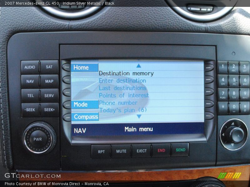 Iridium Silver Metallic / Black 2007 Mercedes-Benz GL 450