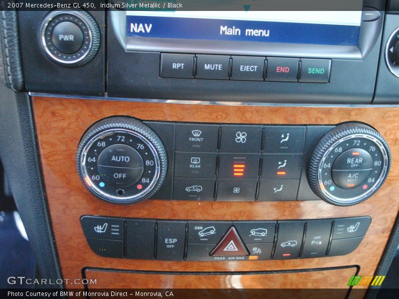 Iridium Silver Metallic / Black 2007 Mercedes-Benz GL 450