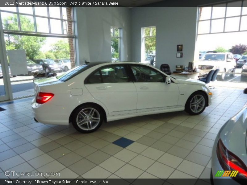 Arctic White / Sahara Beige 2012 Mercedes-Benz C 350 Sport