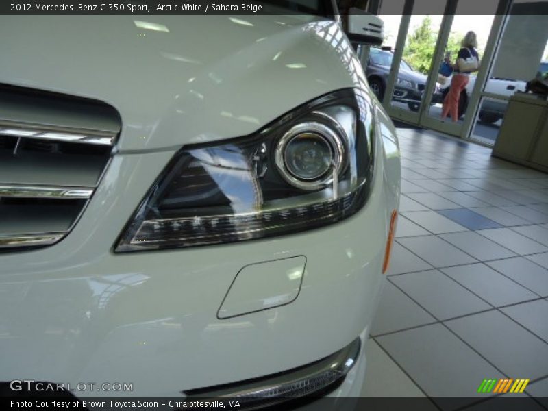 Arctic White / Sahara Beige 2012 Mercedes-Benz C 350 Sport